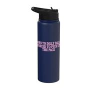 Born To Dilly Dally Forced To Pick Up The Pace Funny Stainless Steel Insulated Water Bottle
