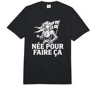 Born To Do This Juana de Arco Cita inspiradora en francés Comfort Colors Adult Heavyweight T-Shirt