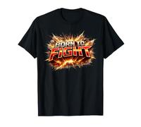 Born to Fight Kickboxing Nak Muay Thai Boxeo Luchador Regalo Camiseta