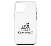Born To Heal Mascota Doctor Medicina Veterinaria Carcasa para iPhone 12/12 Pro