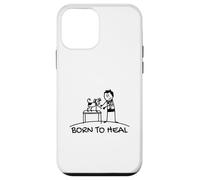 Born To Heal Mascota Doctor Medicina Veterinaria Carcasa para iPhone 12 mini