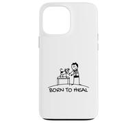 Born To Heal Mascota Doctor Medicina Veterinaria Carcasa para iPhone 13 Pro Max