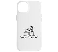 Born To Heal Mascota Doctor Medicina Veterinaria Carcasa para iPhone 14 Plus