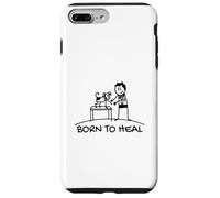 Born To Heal Mascota Doctor Medicina Veterinaria Carcasa para iPhone 7 Plus/8 Plus