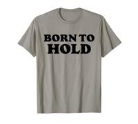 Born to Hold Funny Minimalist Retro Offensive Line Sarcastic Camiseta