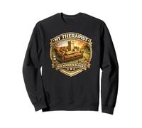 Born To Kubb Regalo Divertido My Therapist has Wooden Blocks Sudadera
