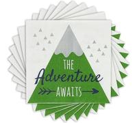 BORN TO MOVE MOUNTAINS BEV NAP - Suministros para fiestas - 16 piezas