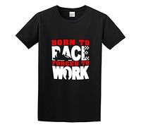 Born To Race Forced To Work Funny Go Karting Kart Car Racing Mens T-Shirt Black Unisex tee XXL