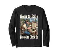 Born to Ride Forced to Clock In - Workaholic Cowboy Manga Larga