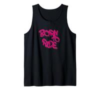 Born To Ride Graffiti Street Art Motocicleta Jinete Camiseta sin Mangas