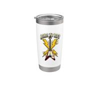 Born To Riff Guitarra Fan Entusiasta Rock Music Lover Player Vaso térmico de acero inoxidable de doble pared