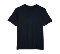 Born to Roam: Diseño de brújula Aventurero para Wanderlusters Camiseta, Hombre Tallas Grandes, Negro, 6X Alto