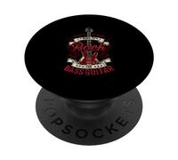 Born To Rock The Bass Guitarra Músico Banda Música PopSockets PopGrip Adhesivo