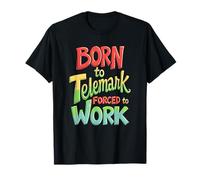 Born to Telemark Ski Esquí nórdico Free Heel Camiseta
