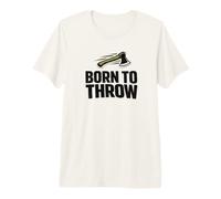 Born to Throw Camisa de papá lanzando Hacha de leñador Camiseta Premium