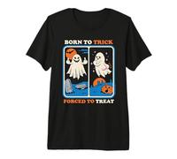 Born To Trick Sarcastic Retro Funny Adult Humor Camiseta Premium