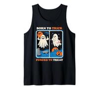 Born To Trick Sarcastic Retro Funny Adult Humor Camiseta sin Mangas