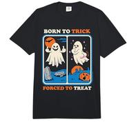 Born To Trick Sarcastic Retro Funny Adult Humor Comfort Colors Adult Heavyweight T-Shirt