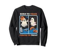 Born To Trick Sarcastic Retro Funny Adult Humor Sudadera