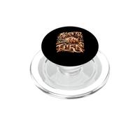 Born To Turn Camisa de torneado de Madera segmentada PopSockets PopGrip para MagSafe