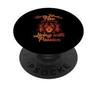 Born Under Fire Living with Passion PopSockets PopGrip Adhesivo