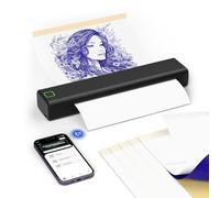 BORN4SHIP P84 - Impresora térmica portátil Bluetooth para tatuajes compatible con iOS, Android, PC, para estudios, artistas y principiantes