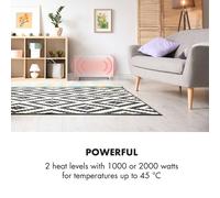 Bornholm Curved Smart Convector 2000W Control vía app Blanco Klarstein
