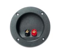 BORNIER POUR ENCEINTE - ROND - DORE