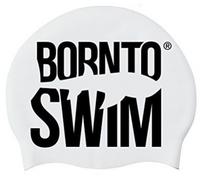 Borntoswim classic silicone negro/blanco