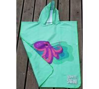 Borntoswim octopus poncho junior green xs