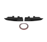 BOROCO alerón de Parachoques Lateral Trasero, Kit de Cuerpo Divisor de Labio, difusor Canard para Serie 2 F22 F23 M Sport 2015 a 2019 (Negro Brillante)