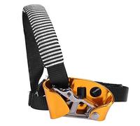 BOROCO Ascender de Pie,Negro Foot Ascender de Aleación Aluminio,8.3 x 4.7 cm Elevador Ascendente de Pie para Escalada y Montañismo Equipo Práctico Pies Senderismo Ascensor