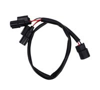 BOROCO Cable de enchufe divisor en Y 1 a 2 extensión de alimentación para motocicleta X-ADV 750 reemplazo de doble puerto caucho negro cobre