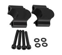 BOROCO Elevador De Manillar, Elevador De Manillar De Aleación De Aluminio Universal Abrazadera Elevadora De Manillar De Motocicleta De 7/8 '' 22 Mm(negro)