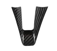 BOROCO Embellecedor Para Volante De Coche, Embellecedor De Cubierta De Marco De Decoración De Volante De Fibra De Carbono Apto Para Alfa Romeo Giulia 17-19