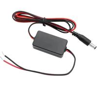 BOROCO Filtro de voltaje para cámara de marcha atrás, estabilizador rectificador de 12 V CC, con cable de extensión, filtro de interferencia de señal para cámara de visión trasera, solución para