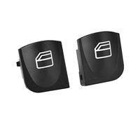 BOROCO Interruptor de Ventana,Cubierta de Botón de Interruptor de Ventana, 2 Cubiertas Kit de Botón de Elevalunas para Mer=rced-des W203 C230, C240, C280, C320, C350, C32 AMG