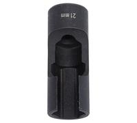 BOROCO Llave de vaso para línea de combustible de 1/2 pulgada, acero al cromo vanadio, extracción eficiente para sujetadores en líneas de inyector, tubos doblados, sensores EGT (21 mm)