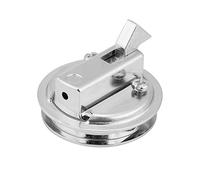 BOROCO Pestillo de Tiro, Acero Inoxidable Tirar de la escotilla Hatch Latch Slam Latch, Pestillo Redondo Con Manija de Anillo para RV Marine Boat RV Flush Hatch Locker