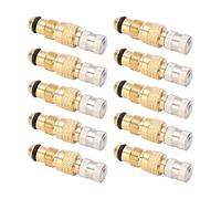 BOROCO Vástago de válvula de aire líquido para tractor,10PCS Válvulas de aire líquido para tractor Vástago de válvula de latón TR218A CH3 Reemplazo de carcasas de núcleo