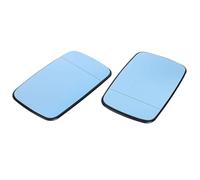 BOROCO Vidrio De Espejo Retrovisor e39 e46, 2 Piezas de Gafas de Espejo Retrovisor Antiniebla con Calefacción Lateral para Automóvil, Color Azul, Aptas para E39 E46 97-06