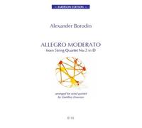 BORODIN - Allegro Moderato del Cuarteto para Cuerda nº 2 para Flauta, Oboe, Clarinete, Fagot y Trompa