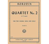BORODIN - Cuarteto nº 2 en Re Mayor para 2 Violines, Viola y Violoncello (Partes)