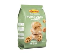 Boromir Turta Dulce cu Nuci, Pan de Jengibre Dulces Tradicionales Rumanas con Nueces, Producto Vegano, 300g