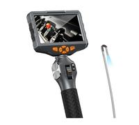 Boroscopio, 3.9MM Lens Articulating Borescope 1080P 5 Inch IPS Screen Two Way 360° Steering Endoscope Camera