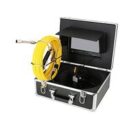 Boroscopio, Cámara de video inspección tubería alcantarillado 9 "Monitoreo con medidor COUTER 17mm 8GB SD Tarjeta DVR IP68 Drene la en el endoscopio industrial(10m)