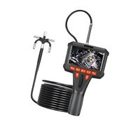 Boroscopio de mano con 6 luces LED y pantalla brillante para mantenimiento de equipos mecánicos, herramienta de regalo para día del padre