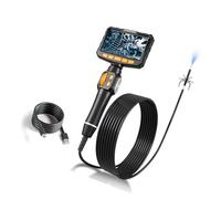 Boroscopio industrial de mano con resolución de 1920 x 1080, cable semirrígido de 1 m e impermeable IP67 para herramienta de inspección de tuberías de examen mecánico