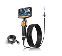 Boroscopio industrial de mano con resolución de 1920 x 1080, cable semirrígido de 1 m e impermeable IP67 para herramienta de inspección de tuberías de examen mecánico