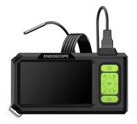 Boroscopio Ultrafino De 3,9 Mm Y 1080P, Cámara De Inspección Con Pantalla LCD HD De 4,3 Pulgadas, Cámara Tipo Serpiente Resistente Al Agua IP67 Inspección(5M)